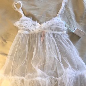 NWT Victoria’s Secret Bridal Babydoll Size S